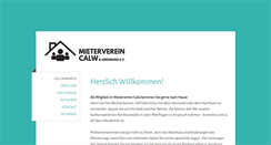 Desktop Screenshot of mieterverein-calw.de
